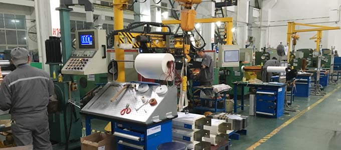 The introduction of automatic foil winding machine production line to provide guarantee for high-quality products!